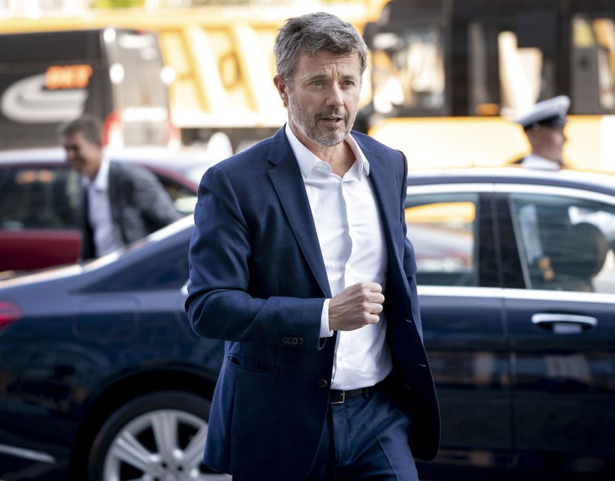 Kronprins Frederik kom torsdag på uanmeldt besøg. (Foto: Liselotte Sabroe/Ritzau Scanpix)