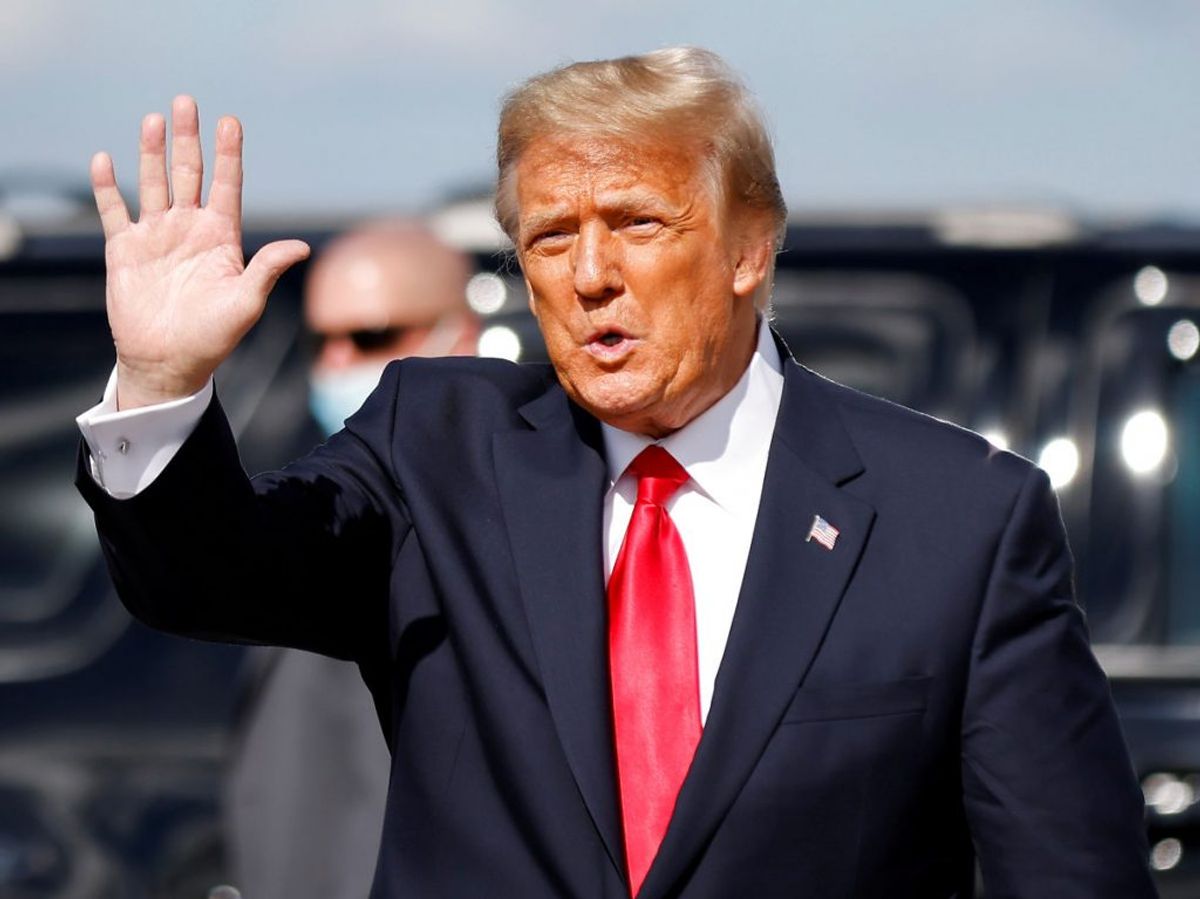 USA’s tidligere præsident Donald Trump har torsdag mødtes med mindretalslederen i Repræsentanternes Hus, Kevin McCarthy. Foto: REUTERS/Carlos Barria/File Photo