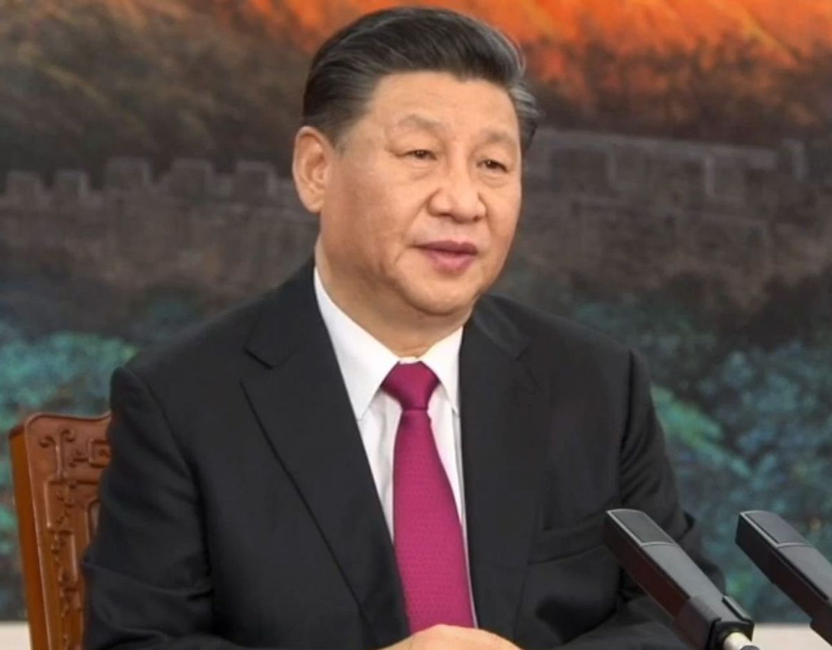 Kinas præsident, Xi Jinping, åbnede mandag et virtuelt Davos-møde, hvor mange af verdens ledere skal drøfte pandemi og andre store kriser på en lang række videokonferencer. – Foto: Ritzau Scanpix