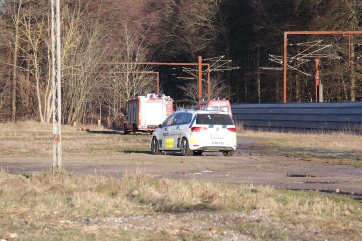 Her blev manden fundet. Foto: Presse-fotos.dk.