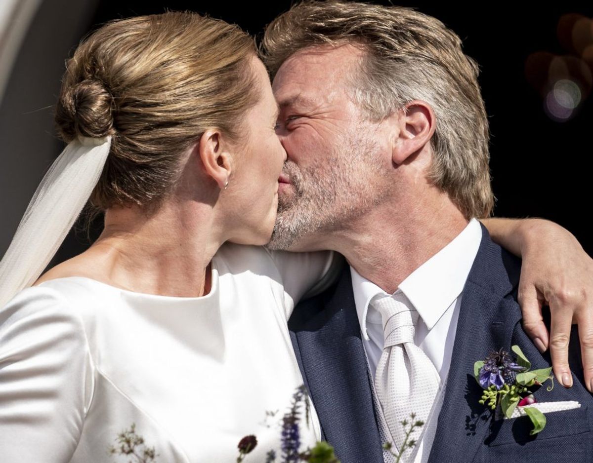 Det var ellers planen, at Mette Frederiksen og Bo Tengberg skulle havde giftet sig i sommeren 2019, men det blev udskudt på grund af valget, hvor hun som bekendt blev statsminister. KLIK for flere kendis-bryllupper. Foto: Mads Claus Rasmussen, Scanpix.