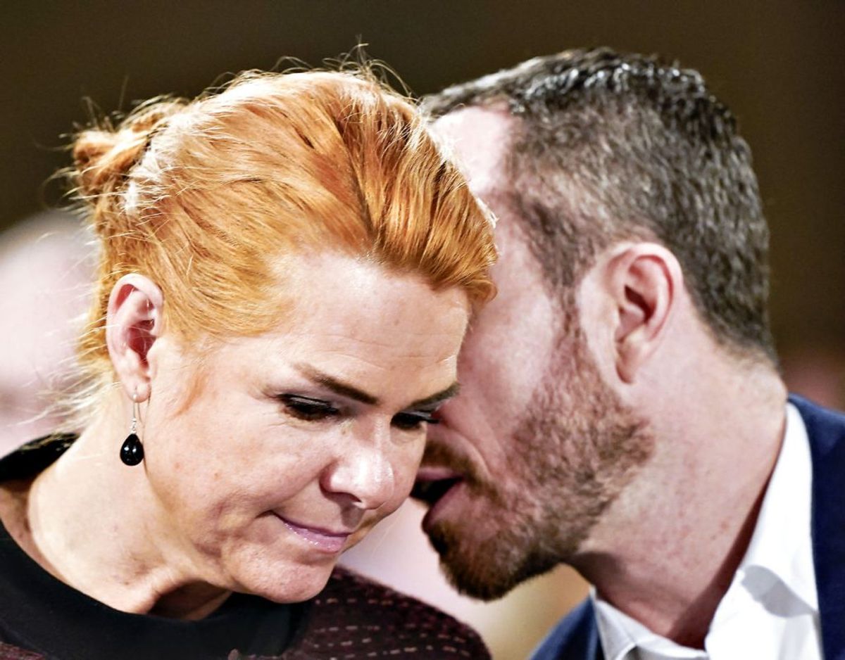 V-næstformand Inger Støjberg skriver på Facebook, at hun er helt uenig, efter at formand Jakob Ellemann-Jensen har åbnet for Venstre-støtte til rigsretssag. Arkivfoto: Ritzau Scanpix.