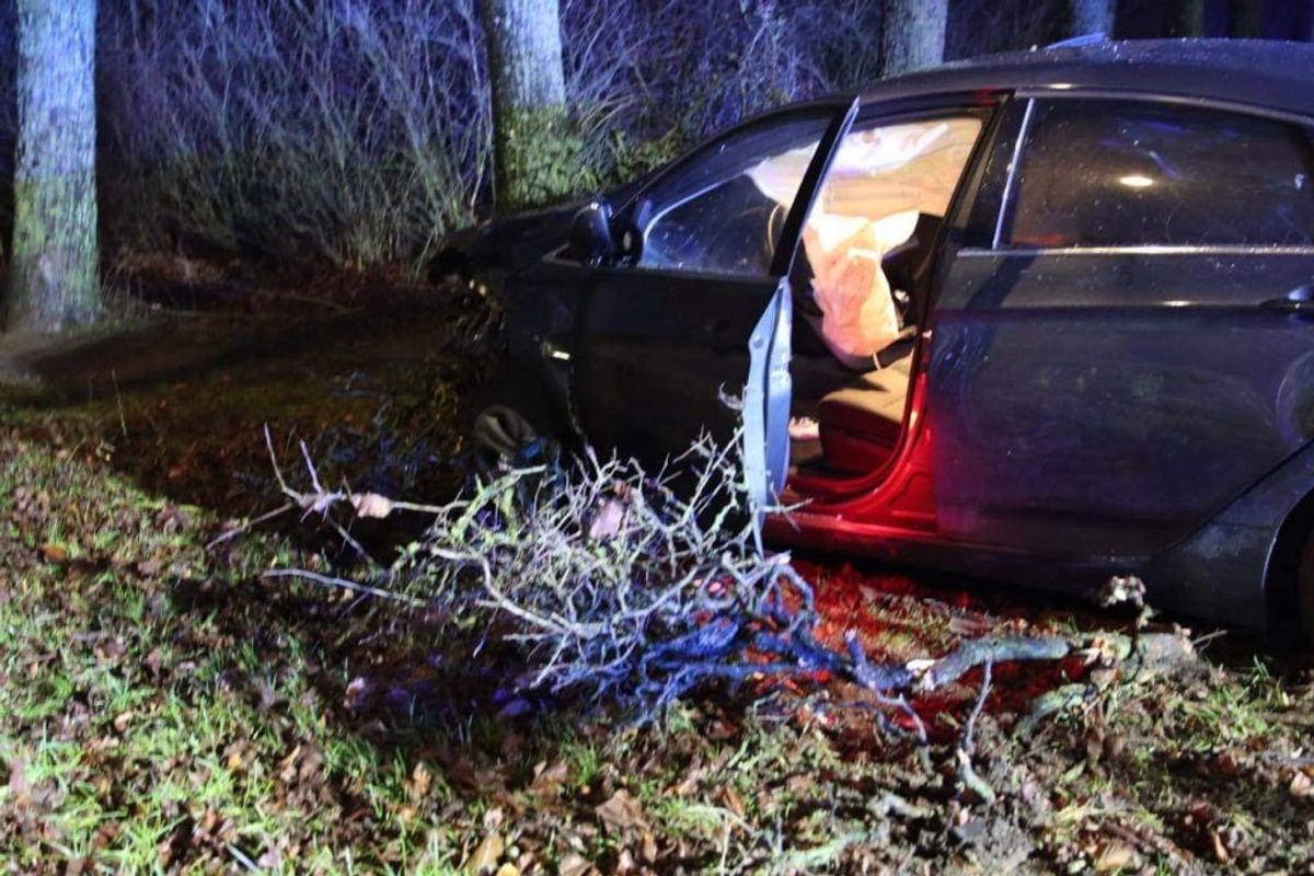 En 27-årig kvinde er sigtet for spritkørsel. Klik for flere billeder. Foto: Øxenholt Foto