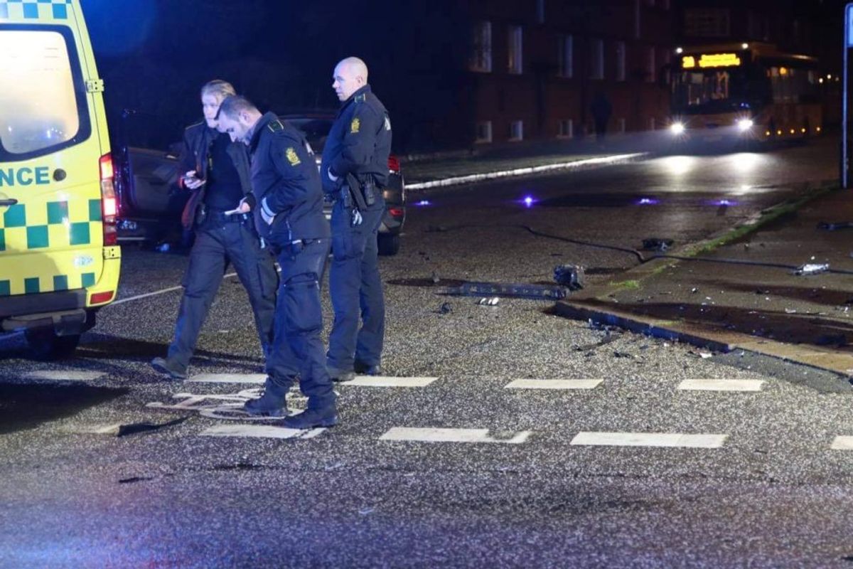 En 27-årig kvinde er sigtet for spritkørsel. Klik for flere billeder. Foto: Øxenholt Foto