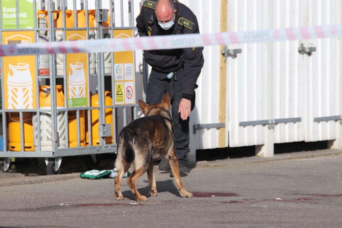 En 19-årig mand blev indlagt i kritisk tilstand efter at være blevet stukket flere gange. KLIK for mere. Foto: Presse-fotos.dk.