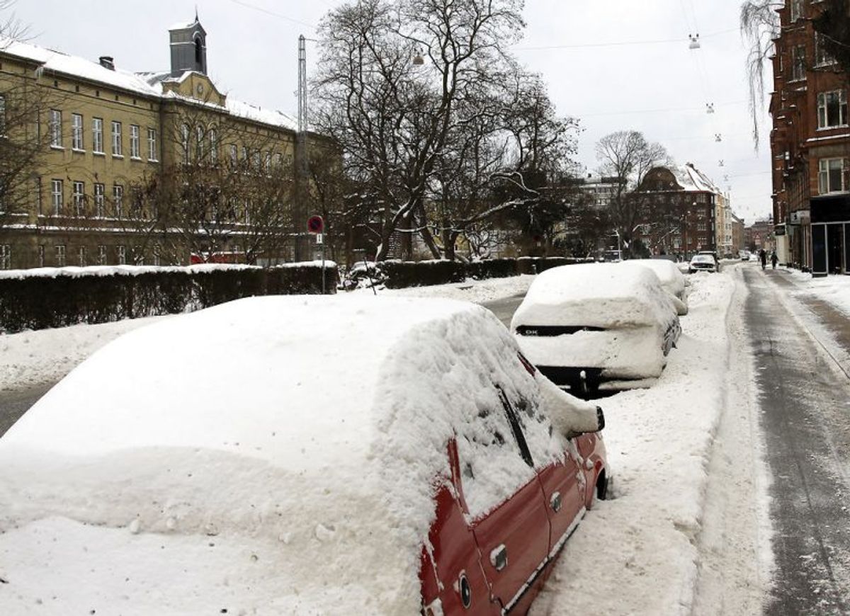 Hvid jul i 2009. Foto: Brian Bergmann.