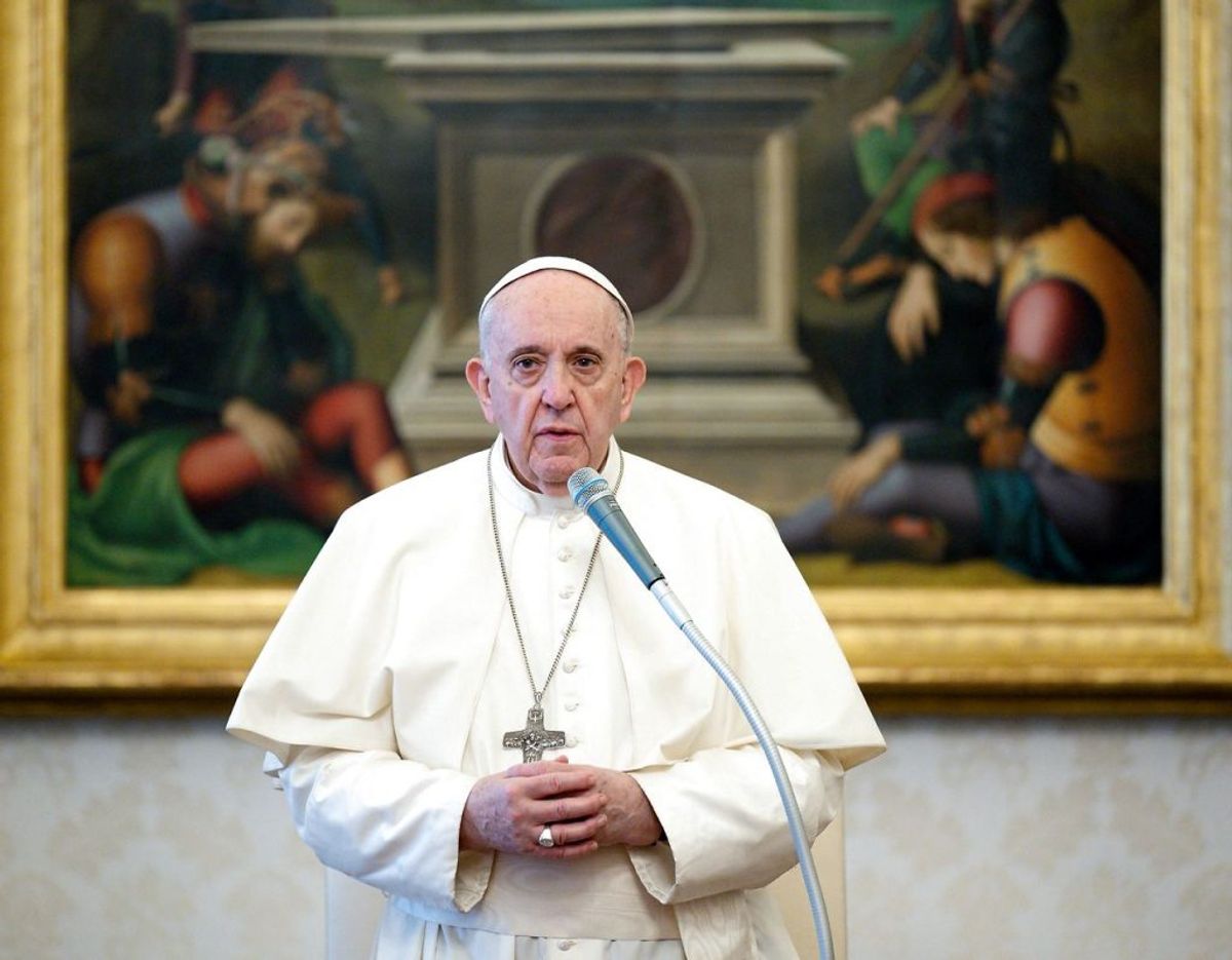 2013: Pave Frans. Foto: Vatican Media/Scanpix. KLIK for mere.