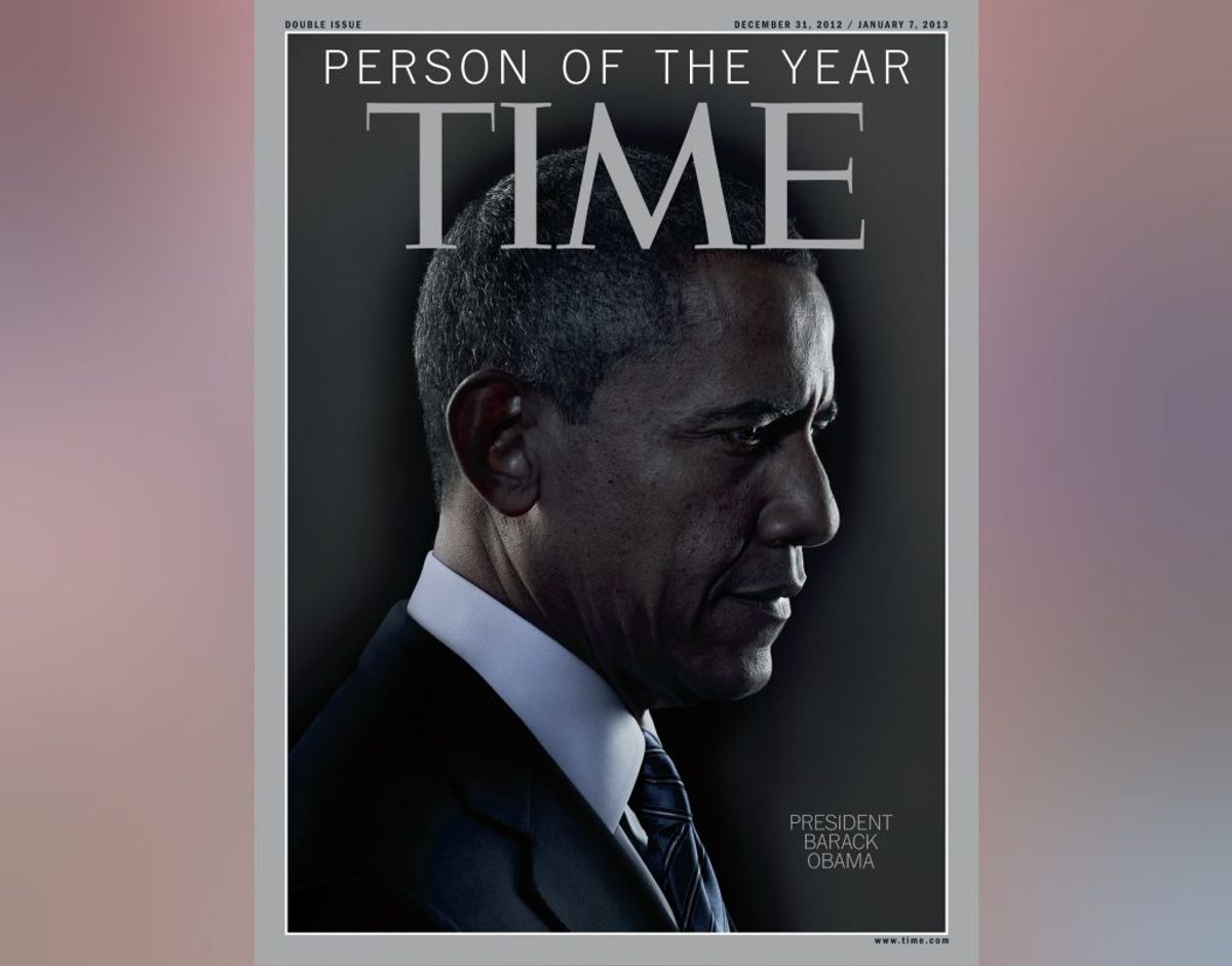 2012: USA’s daværende præsident, Barack Obama. Foto: TIME Magazine/Scanpix. KLIK for mere.