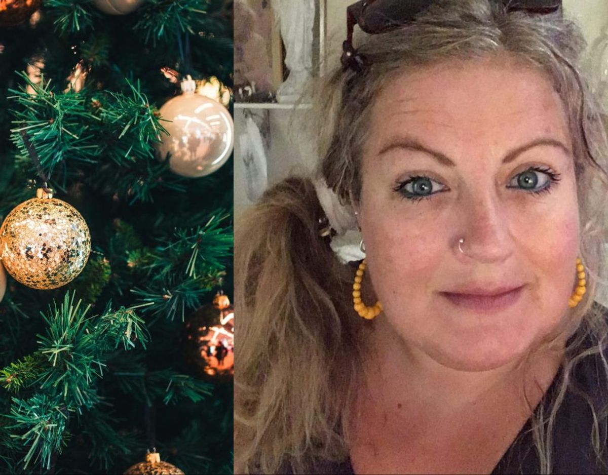 Helle Damm håber, at hun får tildelt julehjælp, så hun kan glæde sine børn. Foto: Blå kors.