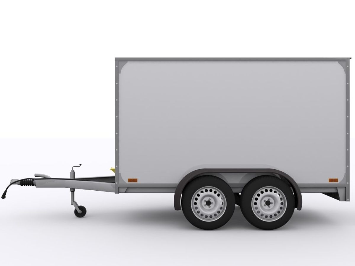 En boogie-trailer er en trailer med 2 aksler, dvs. 4 hjul. At en trailer har Boogie, gør det ikke i sig selv nødvendigt at have BE-kørekort. Men Boogie-trailerens høje totalvægt gør det ofte nødvendigt. Tjek op på bilens og anhængerens vægt i registreringsattesterne. Foto: Scanpix.