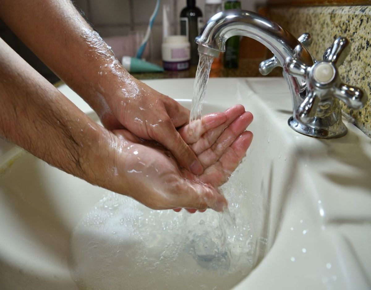 Det er vigtigt at vaske hænder ofte. Foto: Colourbox