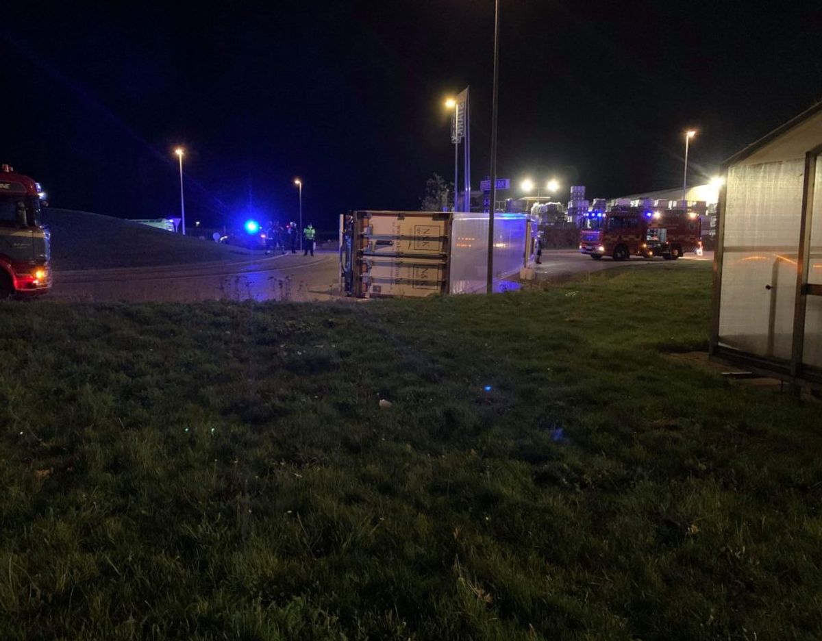 Der vil være problemer på stedet til klokken 15. Foto: Presse-fotos.dk.