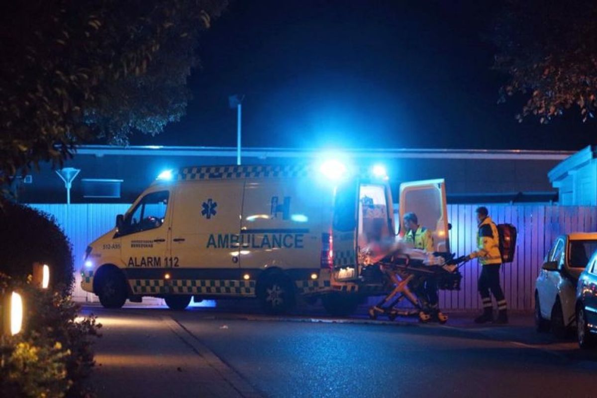 Drabet skete ved Akacieparken i Valby. Klik for flere billeder fra sagen. Foto: Presse-fotos.dk