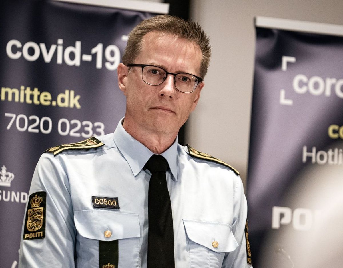 Rigspolitichef Thorkild Fogde afviser at have haft en rolle i udarbejdelsen af såkaldte actioncards. Foto: Emil Helms/Ritzau Scanpix