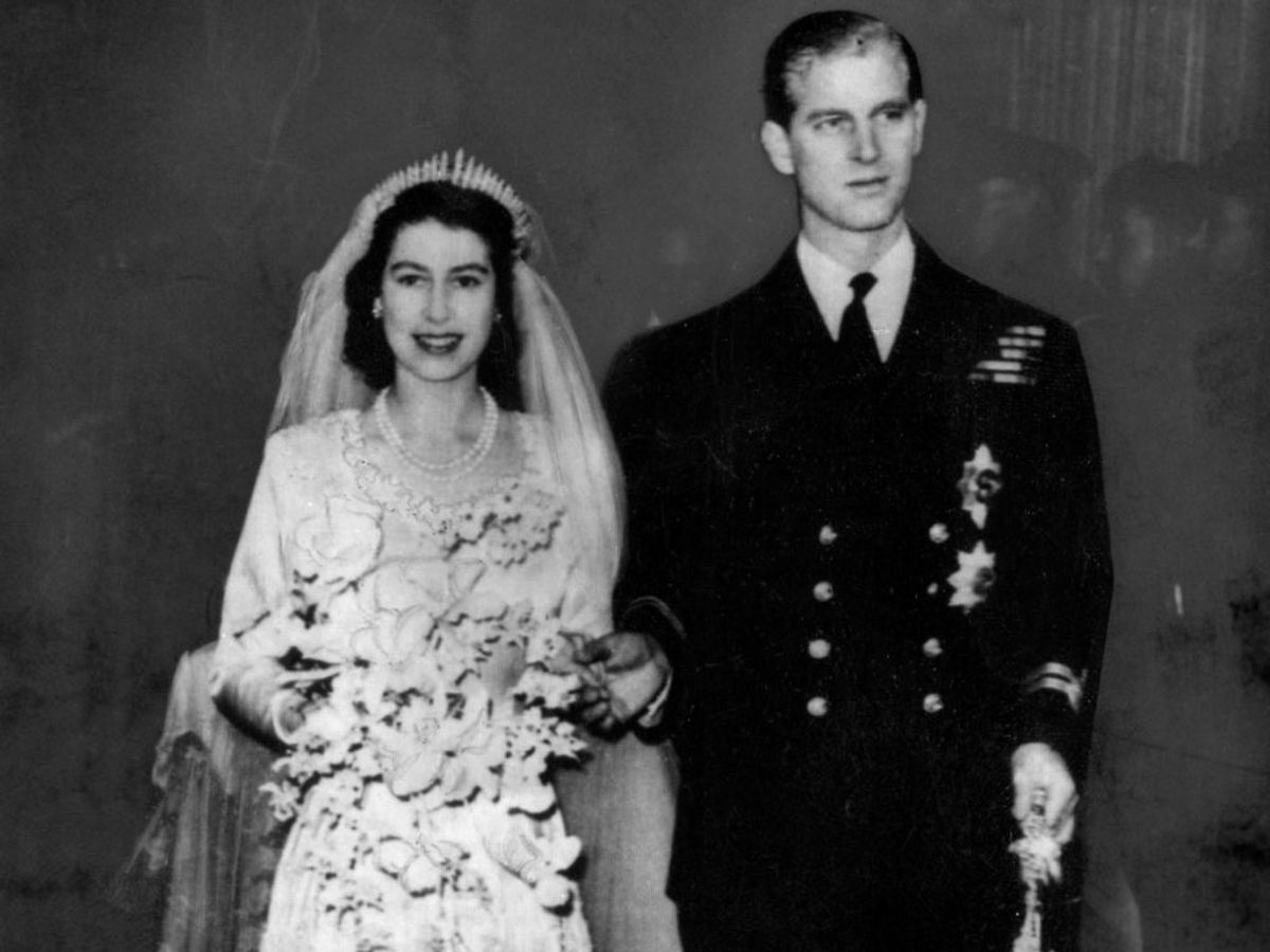 20. november 1947 giftede daværende prinsesse Elizabeth sig med Philip. De har dog kendt hinanden siden barnsben. Foto: Ritzau Scanpix/ Arkiv