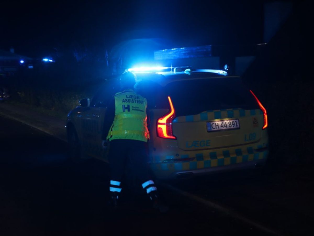 Husets beboer kom slemt til skade i forbindelse med branden. Foto: Presse-fotos.dk.