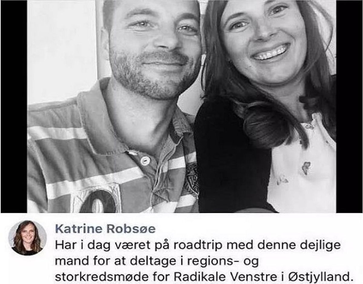 Katrine Robsøe delte dette billede på Facebook den 28. maj 2016. Foto: TV2 Østjylland.