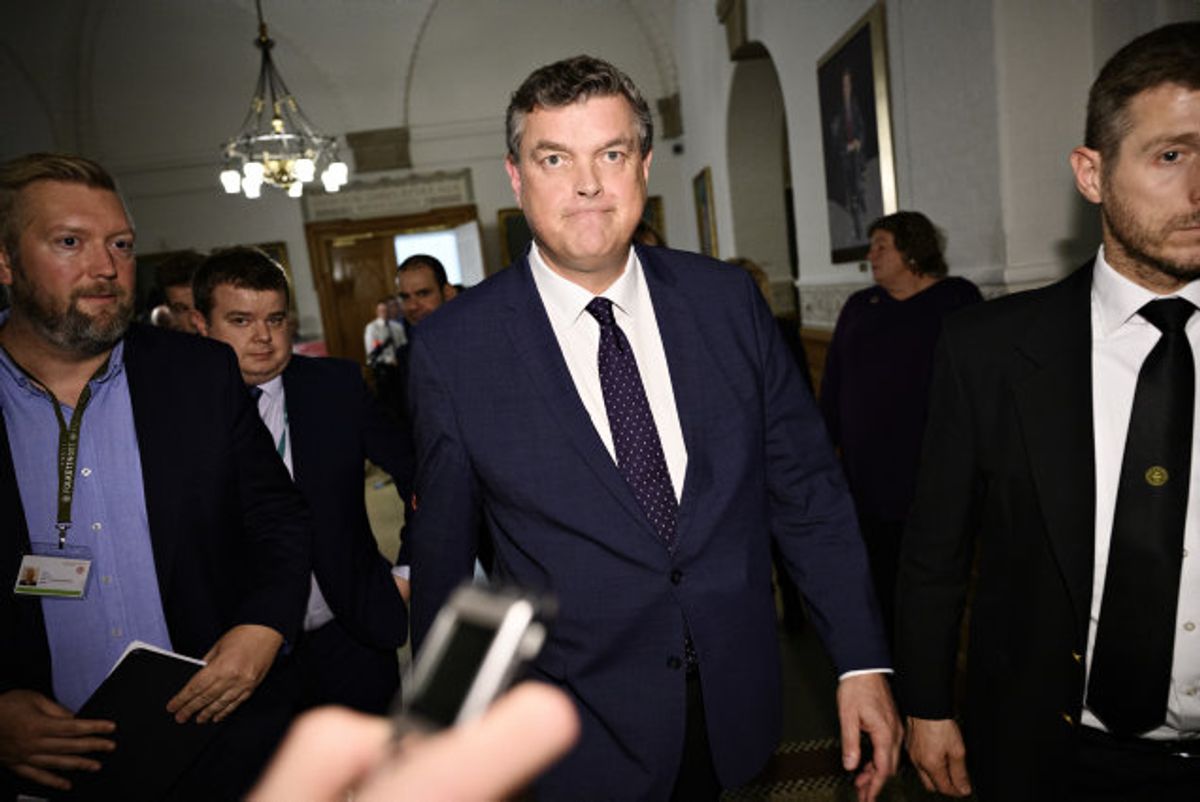 Fødevareminister Mogens Jensen (S) er presset i minksagen, hvor regeringen er kommet i problemer grundet manglende hjemmel til at slå alle mink ned. (Arkivfoto) Foto: Philip Davali/Scanpix