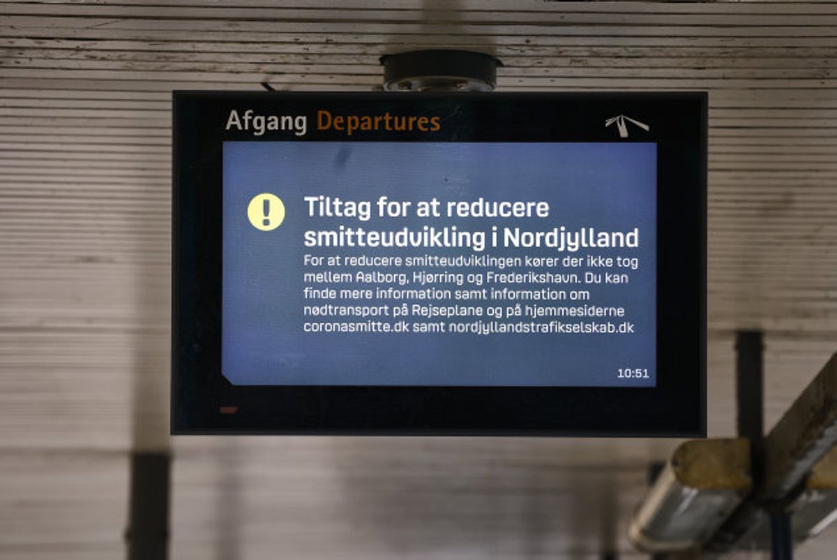 Indbyggerne i syv nordjyske kommuner opfordres fortsat kraftigt til ikke at bevæge sig uden kommuner. Den kollektive trafik til resten af landet er fortsat indstillet. KLIK videre og se restriktioner. (Arkivfoto) Foto: Claus Bjørn Larsen/Scanpix