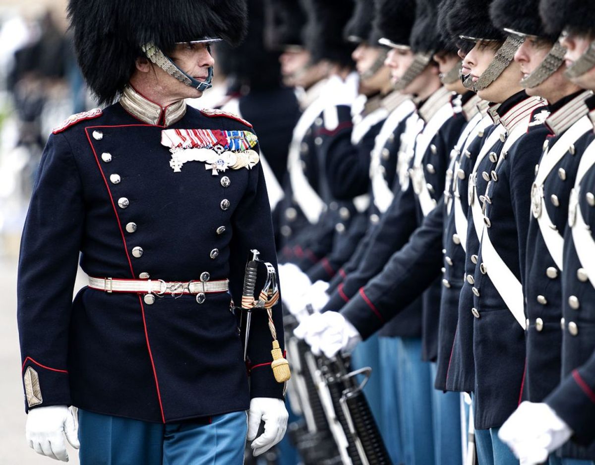 Uret bliver uddelt i forbindelse med en urparade. Foto: Ida Guldbæk Arentsen/Ritzau Scanpix