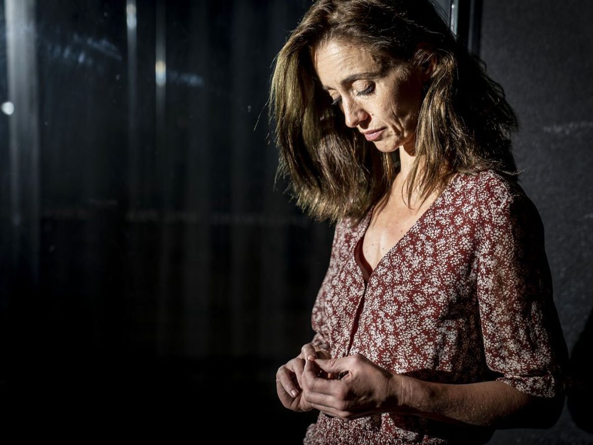 Skuespiller Christine Albeck Børge mødte personer, der har erfaring med tvangsfjernelse i forbindelse med rollen. Foto: Mads Claus Rasmussen/Ritzau Scanpix