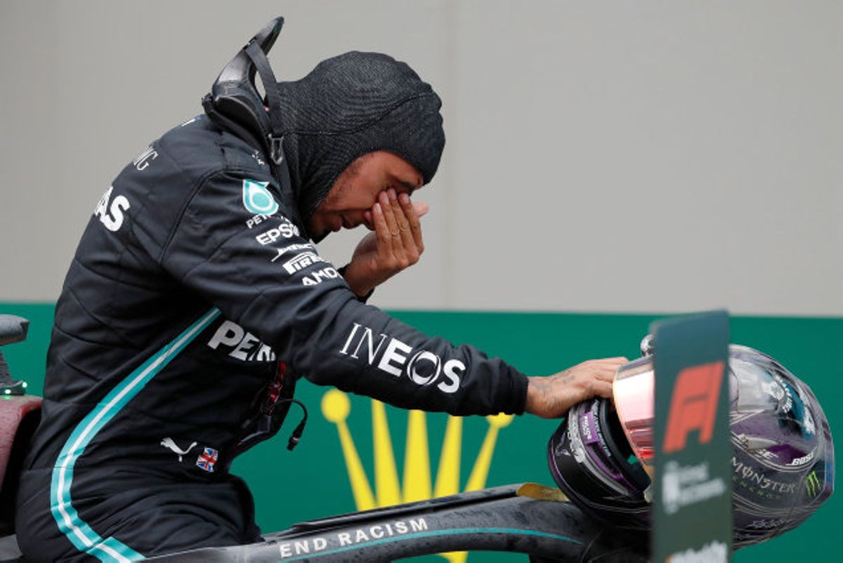Lewis Hamilton genvandt VM-titlen i Istanbul. Foto: Murad Sezer/AFP