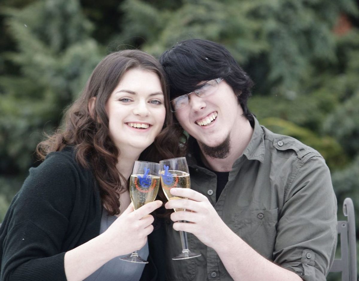 Kærligheden holdt ikke mellem Matt Topham og hans daværende forlovede, Cassey Carrington. Foto: Scanpix
