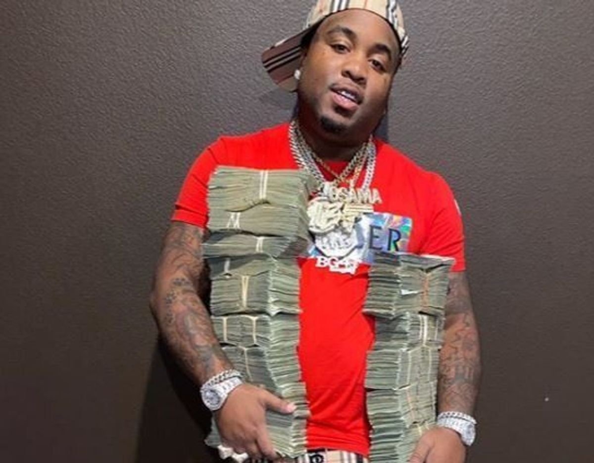 Den amerikanske rapper Mo3 blev onsdag skudt ned og dræbt midt på motorvej ved Dallas, Texas. Han blev 28 år. Foto: Instagram.