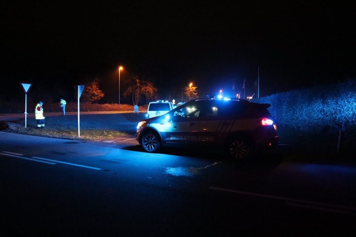 Vejen er onsdag morgen genåbnet. Foto: Presse-fotos.dk