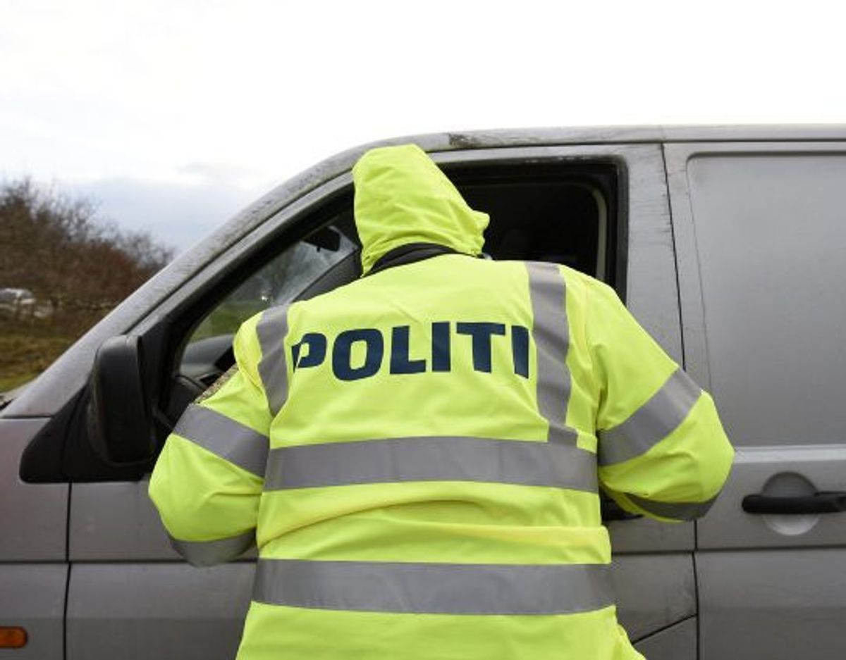 Ved en grænsekontrol blev omkring 20 kilo amfetamin fundet skjult i en bil. Foto: Fabian Bimmer/Reuters/ Arkiv