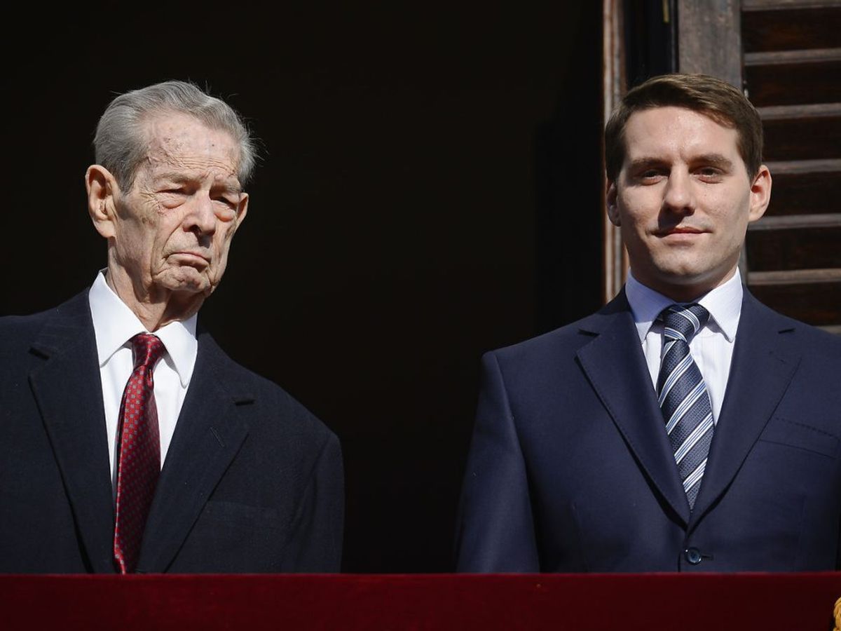Prins Nicholas er blevet far til en datter med hustruen Alina-Maria. Han er barnebarn af den afdøde rumænske kong Michael. Foto: (Octav Ganea/Mediafax via AP, File) ROMANIA OUT
