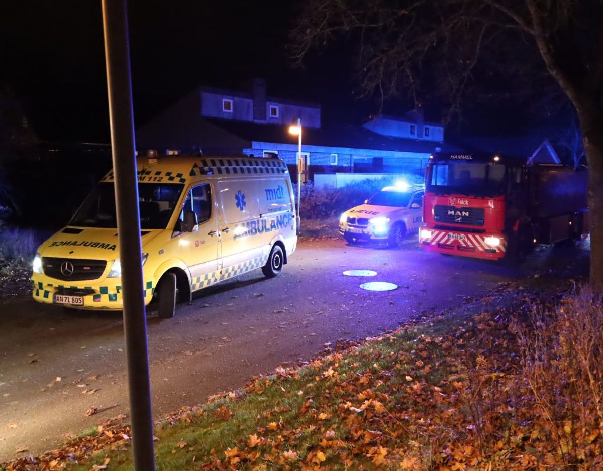 En mand blev dræbt i ulykken mandag aften. Foto: Øxenholt Foto.