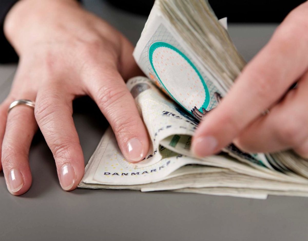 Årlig indkomst før skat: 200.000 – udbetaling på 9000 kroner efter skat.