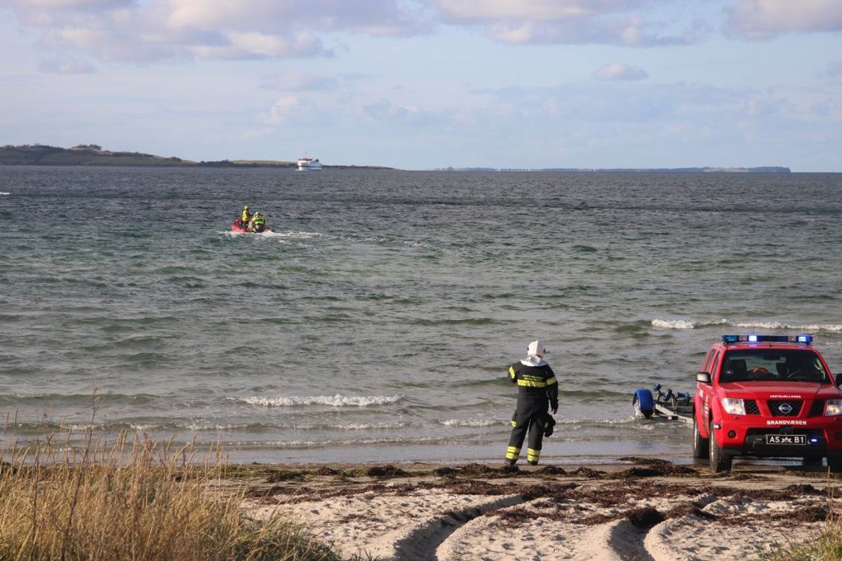 Ved Hørve faldt to over bord. Klik for flere billeder derfra. Foto: Presse-fotos.dk