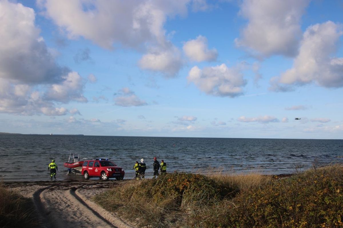 Ved Hørve faldt to over bord. Klik for flere billeder derfra. Foto: Presse-fotos.dk