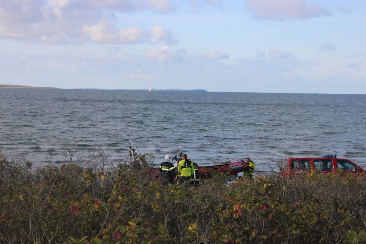 Ved Hørve faldt to over bord. Klik for flere billeder derfra. Foto: Presse-fotos.dk