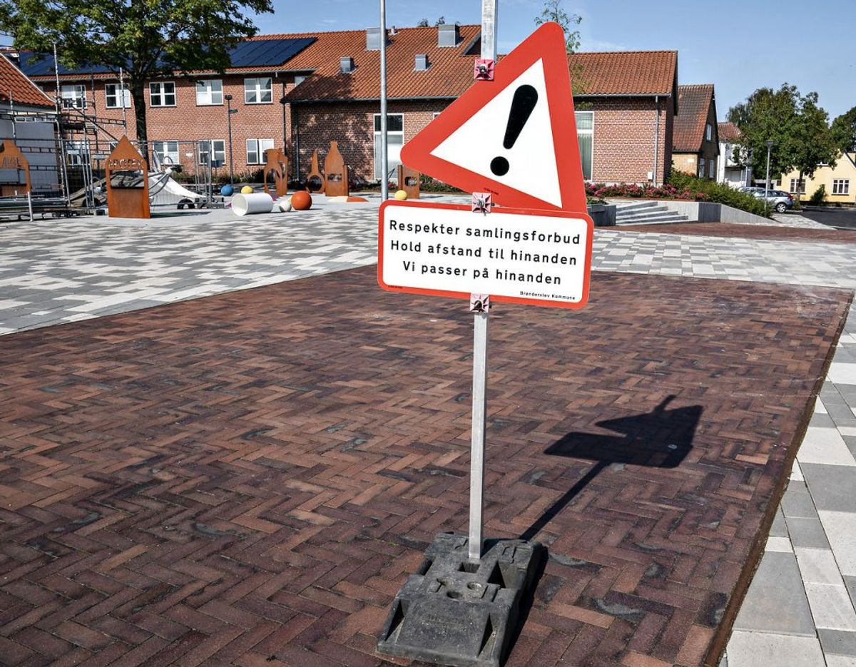 I Brønderslev Kommune har der de seneste syv dage været 55 smittetilfælde. Det svarer til en incidens på 152 per 100.000 indbyggere. Den officielle bekymringsgrænse er 20. Foto: Scanpix
