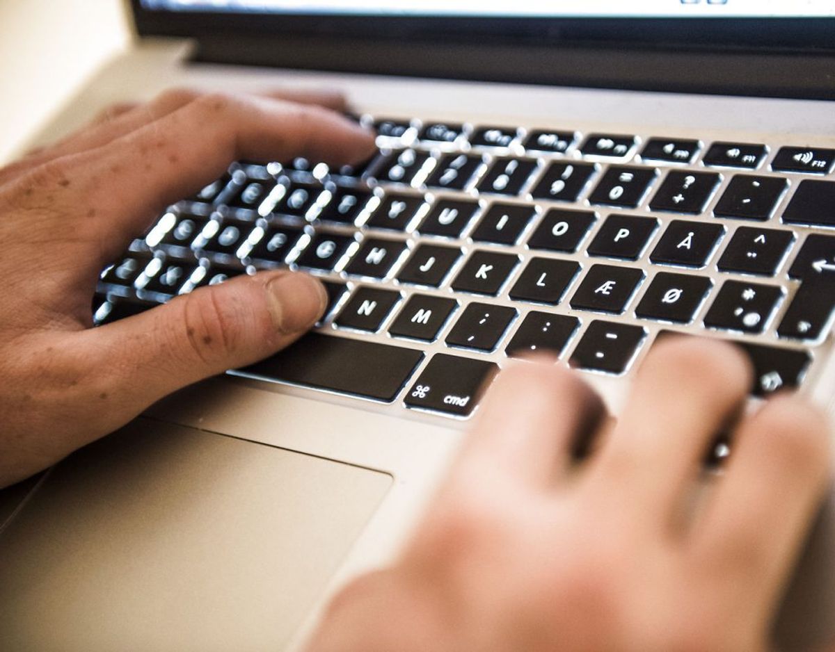 Rigspolitiet har delt en svindelmail. KLIK VIDERE FOR AT SE DEN. (Foto: Ólafur Steinar Gestsson/Scanpix)