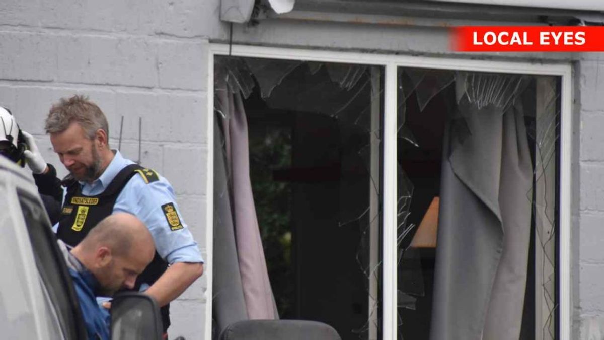 Politiet siger, det tyder på, der er tale om et angreb. Foto: Local Eyes