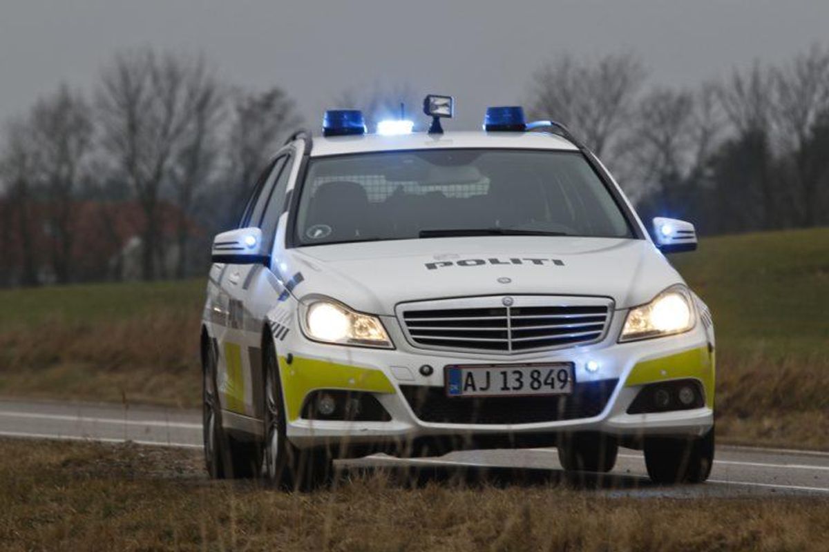Mercedes Patruljevogn Politiet Arkivfoto: René Lind Gammelmark