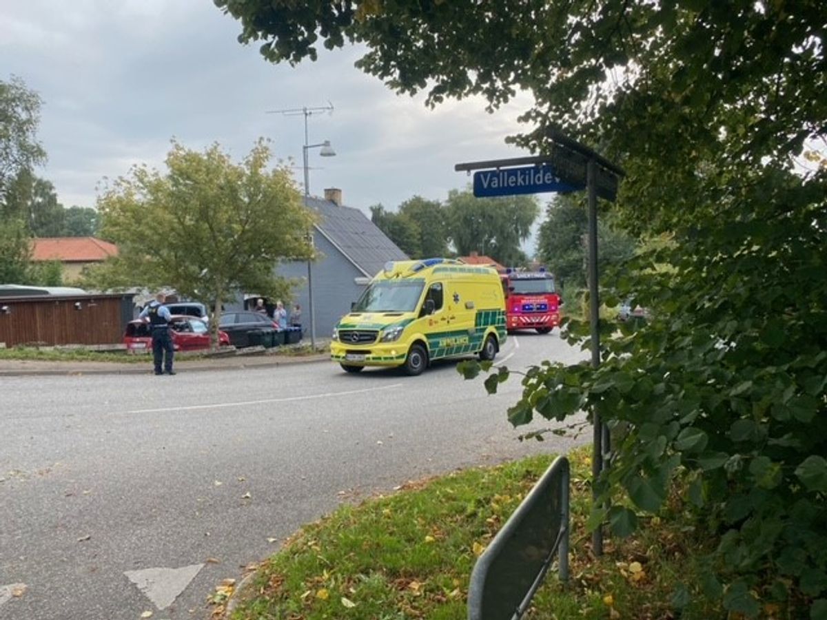 En 31-årig mand er onsdag blevet alvorligt kvæstet i en soloulykke. Foto: Presse-fotos.dk.