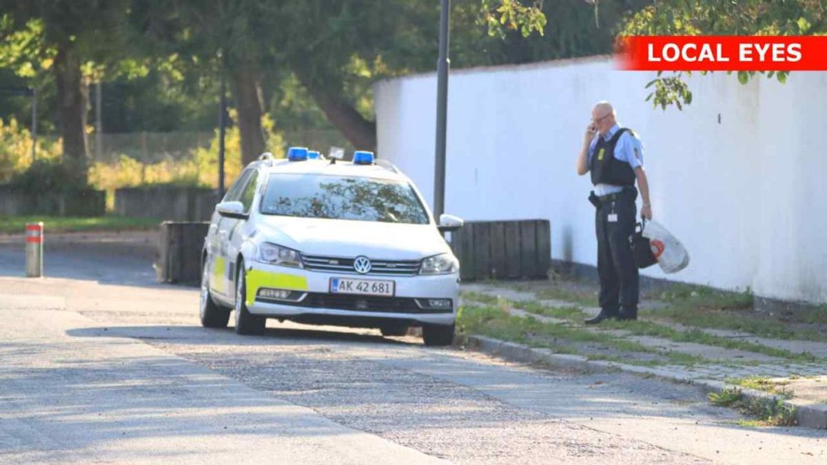 Et lykønskningskort medførte stor politiaktion. Foto: Local Eyes
