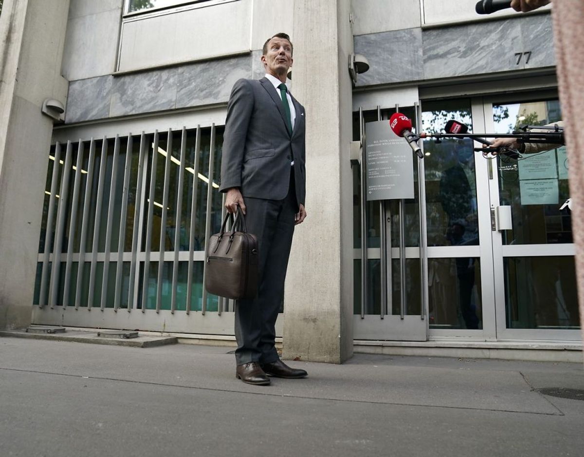 Prins Joachim starter på nyt job som forsvarsattaché på Den Danske Ambassade i Paris, fredag den 18. september 2020. Foto: Scanpix