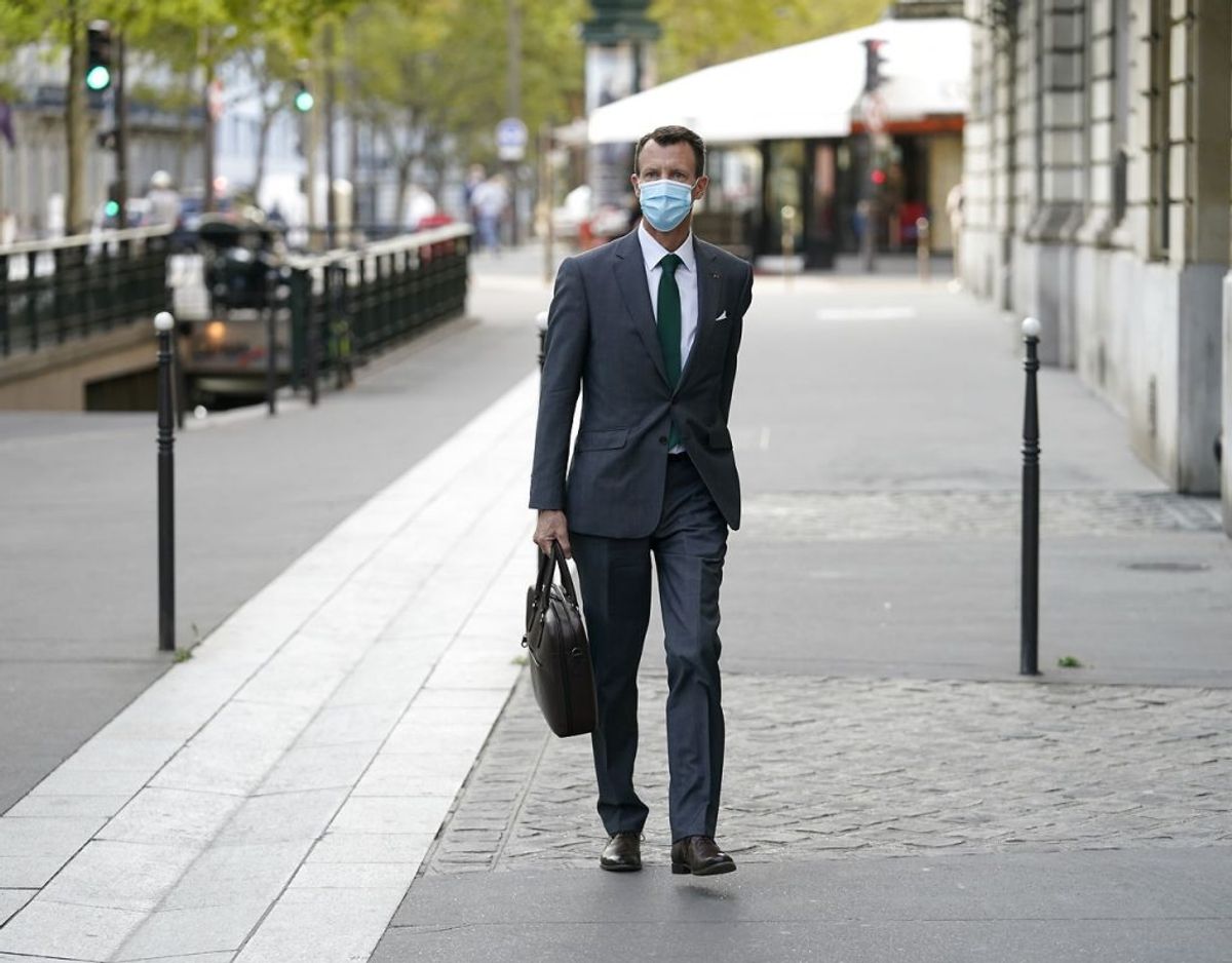 Prins Joachim starter på nyt job som forsvarsattaché på Den Danske Ambassade i Paris, fredag den 18. september 2020. Foto: Scanpix