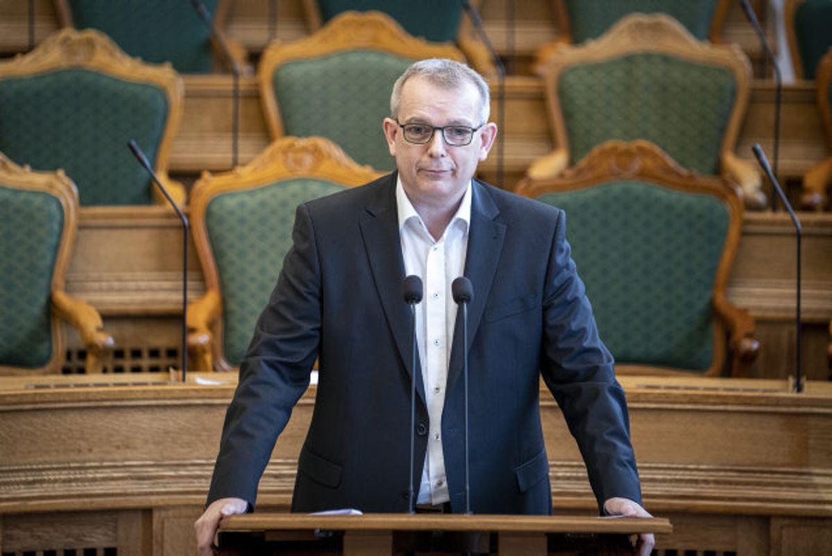 Dansk Folkepartis Hans Kristian Skibby blev ifølge BT mandag formiddag slået ved Lisbjerg omkring Aarhus. Foto: Niels Christian Vilmann/Scanpix