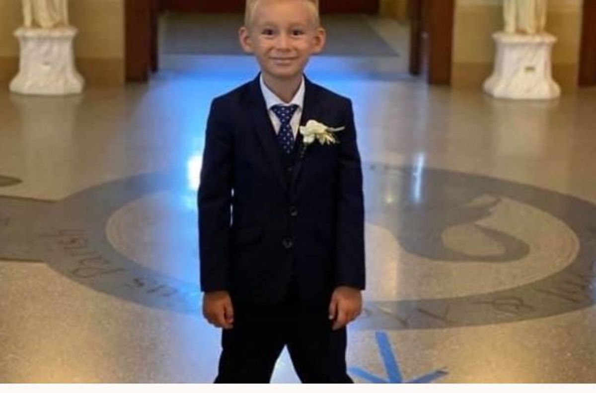Det var denne femårige dreng, Luca Berlingerio fra Glenview, Illinois, der mistede livet i den tragiske ulykke. Foto: Gofundme.