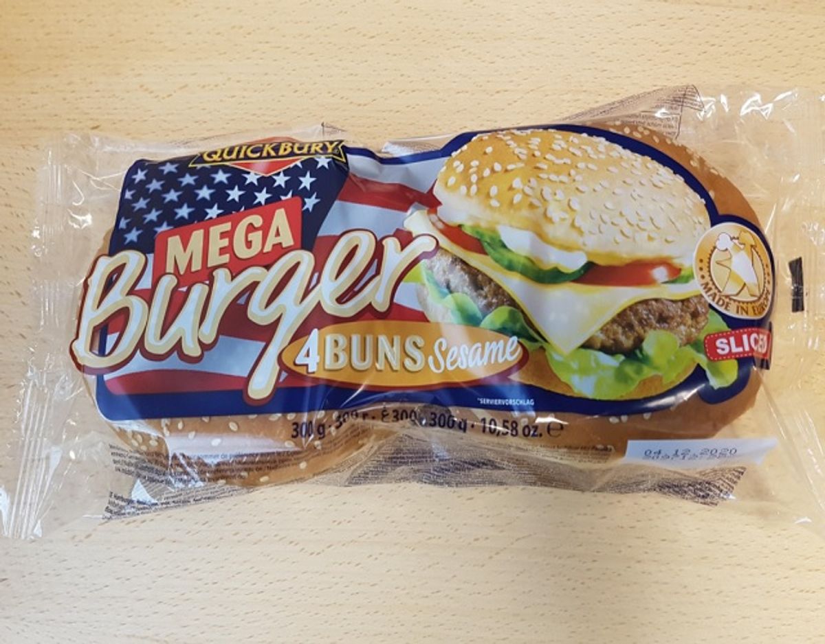 Det er disse burgerboller, der kaldes tilbage. Foto: Fødevarestyrelsen.