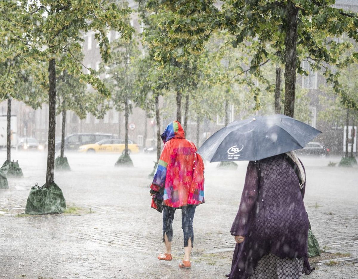 DMI melder om risiko for skybrud. (Foto: Ida Marie Odgaard/Ritzau Scanpix)