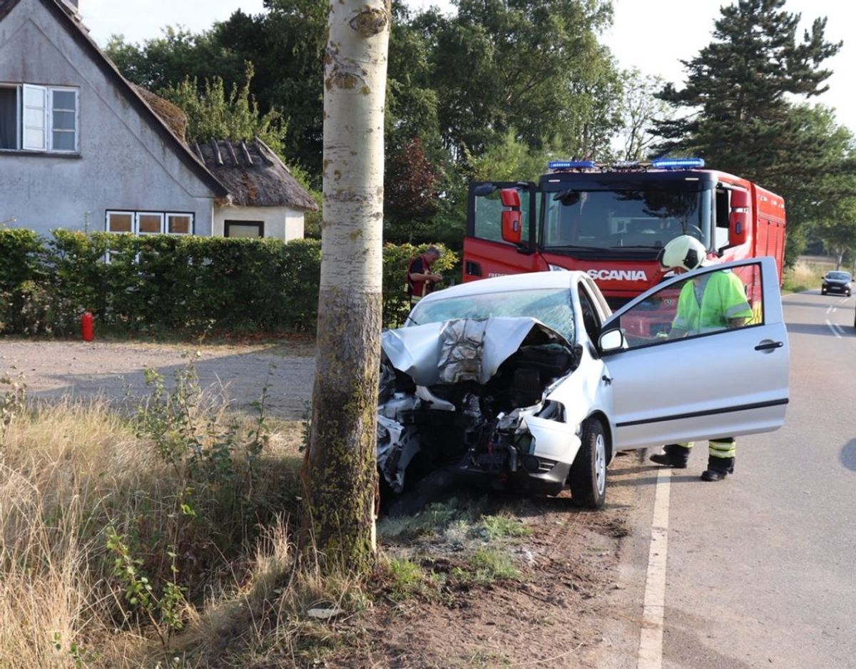 Årsagen til uheldet er ukendt. Foto: Presse-fotos.dk.