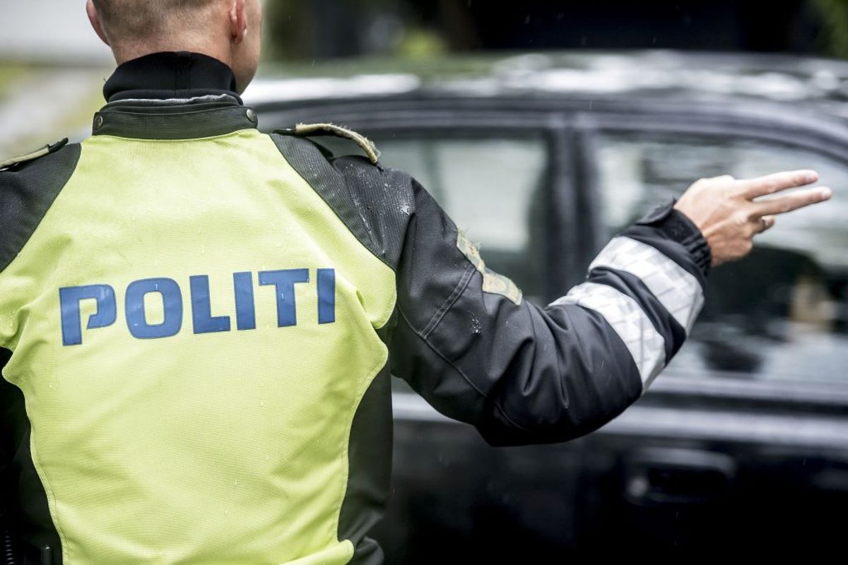 37 personer overtrådte færdselsloven, da politiet var på aktion i Aarhus Vest. (Foto: Mads Claus Rasmussen/Ritzau Scanpix)
